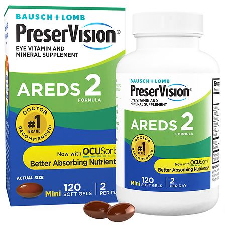 PreserVision AREDS 2 Formula Eye Vitamin & Mineral Supplement Softgels